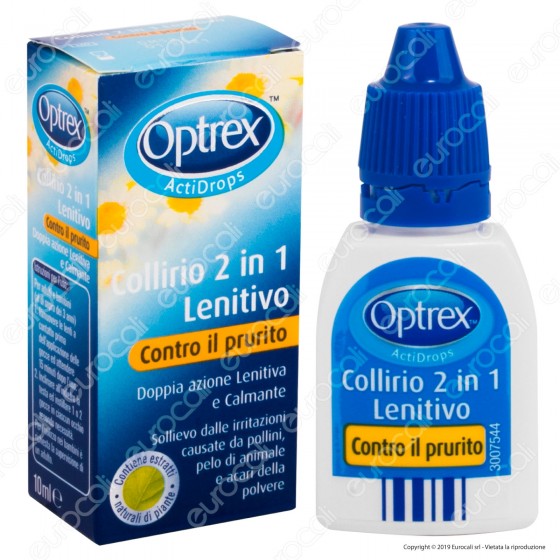 Optrex ActiDrops Collirio 2in1 Lenitivo Contro il Prurito - Flacone da 10ml Optrex ActiDrops Collirio 2in1 Lenitivo Contro il Prurito - Flacone da 10ml