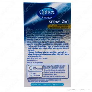 Optrex ActiMist Spray 2in1 Contro Prurito e Lacrimazione Eccessiva - Flacone da 10ml