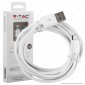V-Tac VT-5332 USB Data Cable Micro USB Cavo Colore Bianco 1,5m - SKU 8450 [TERMINATO]