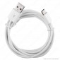 Immagine 3 - V-Tac VT-5542 USB Data Cable Type-C Cavo Colore Bianco 1,5m - SKU 8456