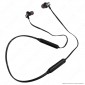 Immagine 3 - V-Tac VT-6166 Coppia di Auricolari Bluetooth Sports Earphones Colore Nero - SKU 7710