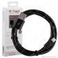 V-Tac VT-5332 USB Data Cable Micro USB Cavo Colore Nero 1,5m - SKU 8448 [TERMINATO]