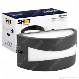 Bot Lighting Applique per Lampadine E27 mod. Segovia - Colore Grigio