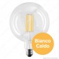 Immagine 2 - Daylight Lampadina E27 Filamento LED 7W Globo G155 Dimmerabile - mod. 700239.00L