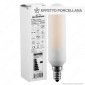 Daylight Lampadina E14 Tubolare T30 Filamento LED 4W Effetto Porcellana Dimmerabile CRI≥90 - mod. 700258.00L