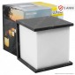 Immagine 1 - Lutec Box Cube Portalampada da Giardino Wall Light da Muro per Lampadine E27 - mod. 5184601118