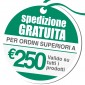 Spedizione Gratuita Acquistando 250€ Iva Escl. di Prodotti