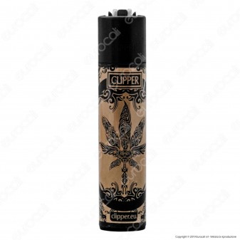 Clipper Large Fantasia Leaves Tattoo - Box da 48 Accendini