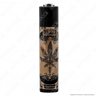Clipper Large Fantasia Leaves Tattoo - Box da 48 Accendini