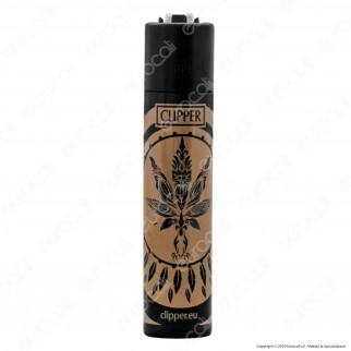 Clipper Large Fantasia Leaves Tattoo - Box da 48 Accendini