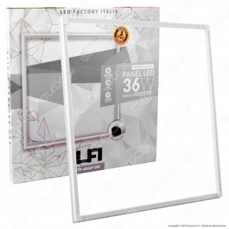 Led Factory Italia Pannello LED a Cornice 60x60 36W SMD con Driver
