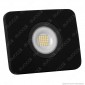 Led Factory Italia Faro LED 30W Ultra Sottile Colore Nero [TERMINATO]