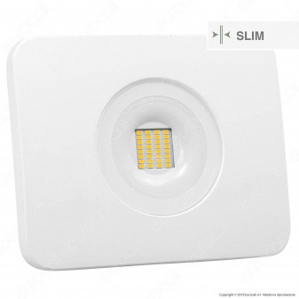 Led Factory Italia Faro LED 30W Ultra Sottile Colore Bianco