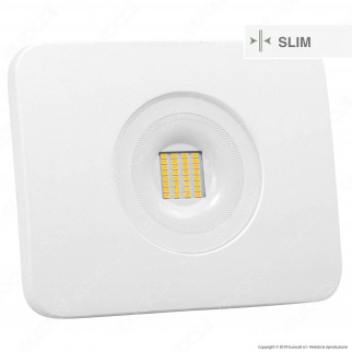 Led Factory Italia Faro LED 30W Ultra Sottile Colore Bianco