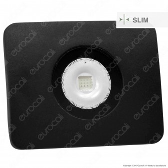 Led Factory Italia Faro LED RGB Multicolore10W da Esterno con Telecomando Infrarossi - mod. FL-10RGB