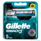 Gillette Mach3 Ricarica di 5 Testine per Tutti i Rasoi Gillette Mach3 [TERMINATO]