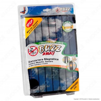 Intergross Buzz Away Zanzariera Magnetica con Chiusura Automatica
