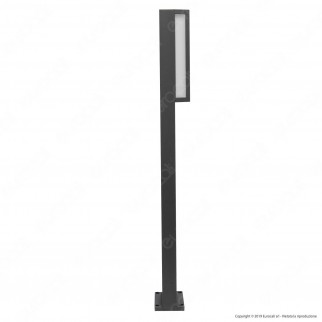 Lutec Qubo Lampada LED da Terra 16W RGB+W 3in1 WiFi IP54 - mod. 5193003118