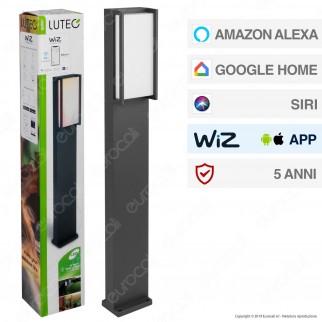 Lutec Qubo Lampada LED da Terra 16W RGB+W 3in1 WiFi IP54 - mod. 5193003118