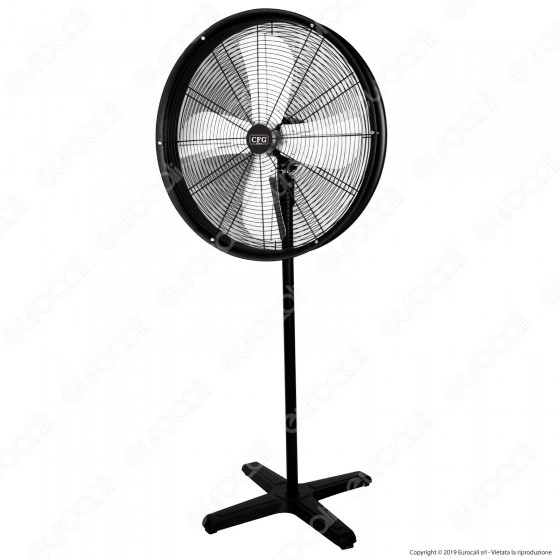 CFG Hurricane Ventilatore a Piantana in metallo 71 cm - Mod. EV065 CFG Hurricane Ventilatore a Piantana in metallo 71 cm - Mod. EV065