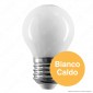 Immagine 2 - Intereurope Light Lampadina LED E27 4W MiniGlobo G45 Bianca Filamento - mod. LL-HBFM2704C