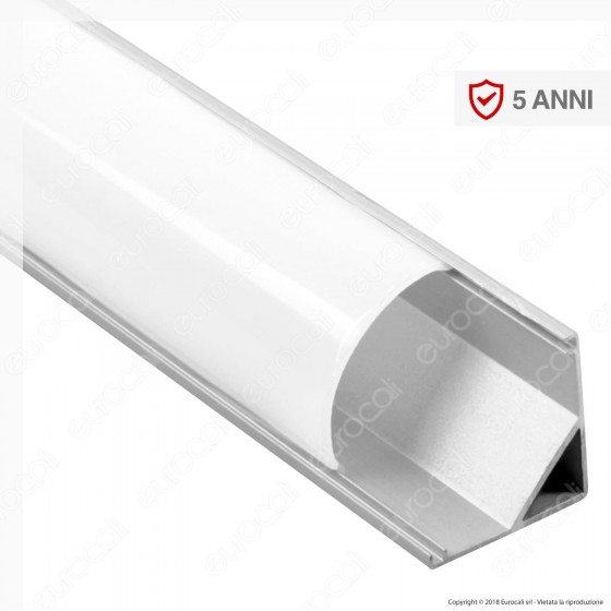 V-Tac VT-8109 Profilo Angolare in Alluminio per Strisce LED - V-Tac VT-8109 Profilo Angolare in Alluminio per Strisce LED -