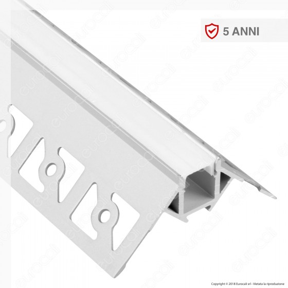 V-Tac VT-8103 Profilo Angolare in Alluminio a Scomparsa per Strisce V-Tac VT-8103 Profilo Angolare in Alluminio a Scomparsa per Strisce