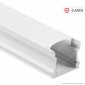 V-Tac VT-8110W Profilo in Alluminio per Strisce LED Colore Bianco - Lunghezza 2 metri - SKU 3366