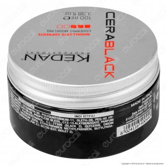 Kédan Professional Cera Black Modellante Coprente - Barattolo da 100ml