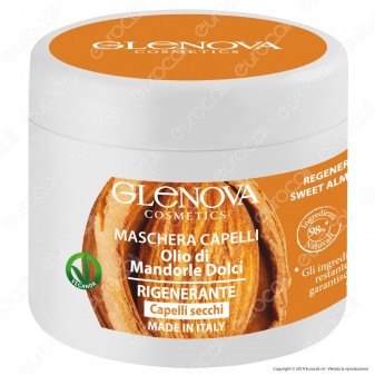 Glenova Cosmetics Maschera per Capelli Rigenerante con Olio di