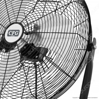 CFG Black 50 Box Ventilatore da Terra in Metallo 50 cm - Mod. EV047