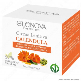 Glenova Cosmetics Crema Lenitiva alla Calendula - Barattolo da 125ml