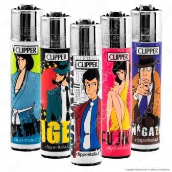 Clipper Large Fantasia Lupin 7 - Box da 48 Accendini