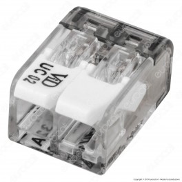 ViolaDirekt Confezione con 100 Connettori Universali a 2 Poli - mod. UC02-BOXXL
