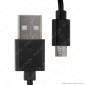 Immagine 2 - V-Tac VT-5301 Pearl Series USB Data Cable Micro USB Cavo Colore Nero 1m - SKU 8481