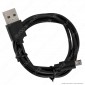 Immagine 3 - V-Tac VT-5301 Pearl Series USB Data Cable Micro USB Cavo Colore Nero 1m - SKU 8481