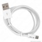 Immagine 3 - V-Tac VT-5321 Silver Series USB Data Cable Micro USB Cavo Colore Bianco 1m - SKU 8484