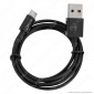 Immagine 3 - V-Tac VT-5321 Silver Series USB Data Cable Micro USB Cavo Colore Nero 1m - SKU 8485