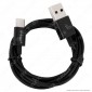 Immagine 3 - V-Tac VT-5322 Silver Series USB Data Cable Type-C Cavo Colore Nero 1m - SKU 8487