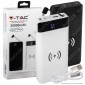 V-Tac VT-3508 Power Bank con Ricarica Wireless 20000 mAh 2 Uscite USB 2,1A - SKU 8859 / 8860 [TERMINATO]