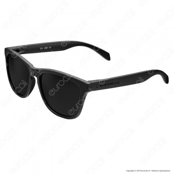Northweek Regular Mod. All Black - Occhiali da Sole con Lenti Polarizzate Antigraffio Northweek Regular Mod. All Black - Occhiali da Sole con Lenti Polarizzate Antigraffio