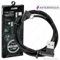 Immagine 1 - V-Tac VT-5361 Diamond Series USB Data Cable Micro USB Cavo in Corda Colore Nero con Connettori a L 1m - SKU 8635