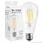 V-Tac VT-2105D Lampadina LED E27 4W Bulb ST64 Filamento - SKU 7414 [TERMINATO]