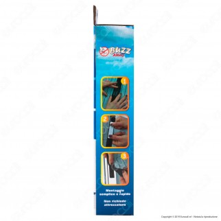 Kit 2 Buzz Away Intergross Zanzariera Magnetica con Chiusura Automatica Colore Nero