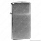 Accendino Zippo Mod. 1600 Cromo Satinato Slim - Ricaricabile Antivento
