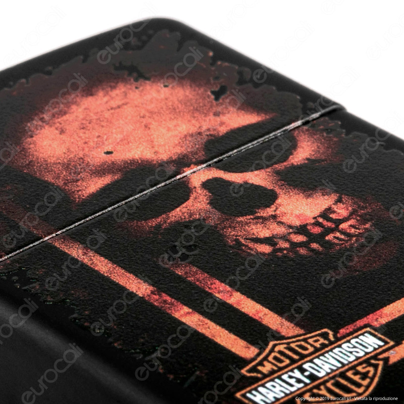 Accendino Zippo Harley-Davidson - Antivento, Ricaricabile, Cromo Lucido - Made In USA, Garanzia A Vita - Foto 9