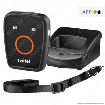 Switel SOS CT8 Dispositivo di Telesoccorso con Rilevamento di Caduta con GPS e SIM