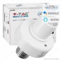 V-Tac Smart VT-5007 Portalampada per Lampadine E27 Wi-Fi - SKU 8421