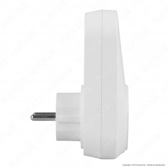 V-Tac Smart VT-5001 Presa 10A Schuko Wi-Fi con Spina Schuko - SKU 8415