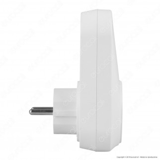 V-Tac Smart VT-5001 Presa 10A Schuko Wi-Fi con Spina Schuko - SKU 8415